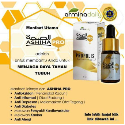 

Madu Herbal Asiha Propolis Pro herbal proplis AntiBiotik Alami