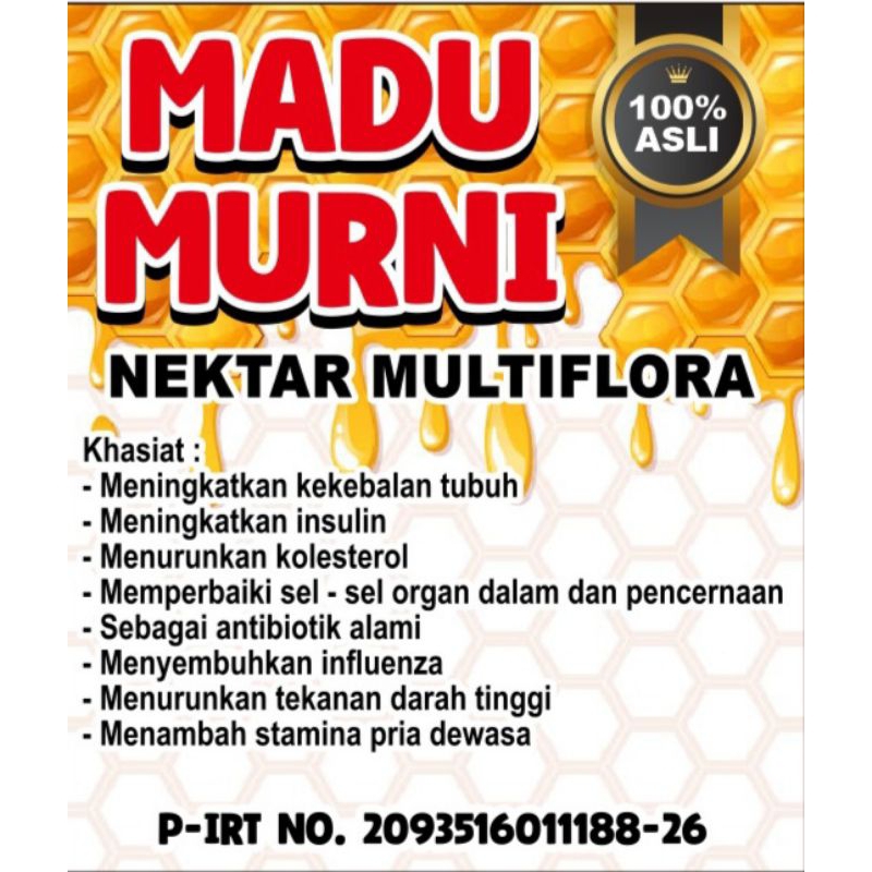 

MADU MULTIFLORA 100% MURNI || 1 kg