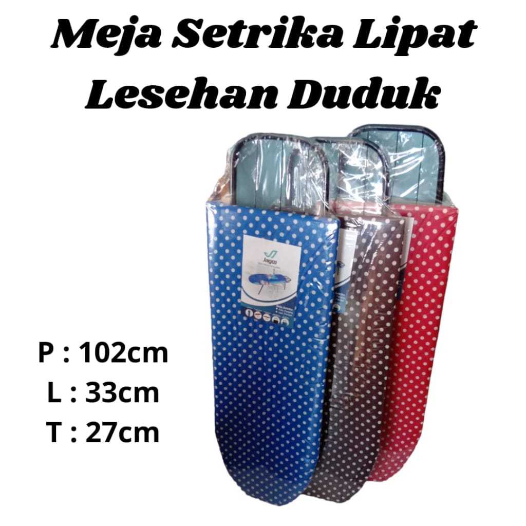Meja Setrika Lipat Kaki Pendek / Lesehan