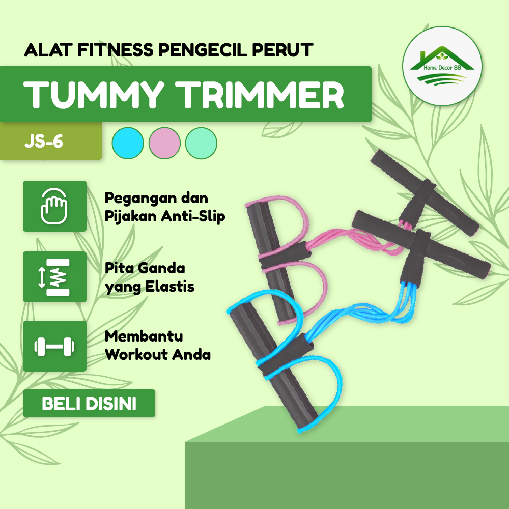 Home Decor88 Official Shop Tummy Trimmer Alat Fitness Alat Olahraga Pengecil Perut Dan Pembakar Lemak 021-2
