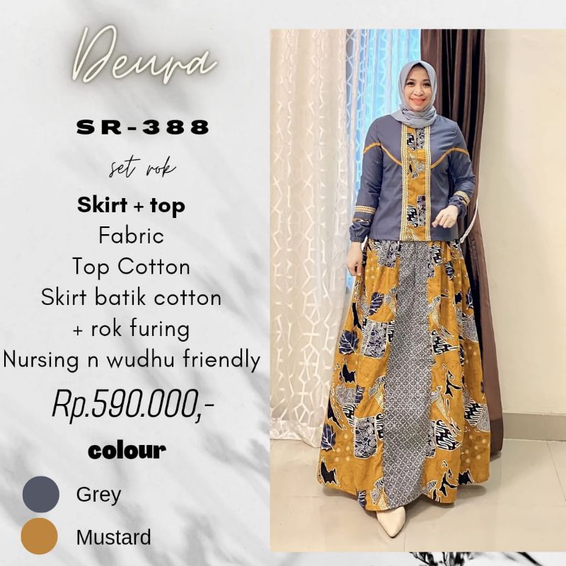 Stelan Deura SD 388 / Baju Stelan Deura / Model Baju Deura Terbaru / Deura Terbaru / Deura Edisi Leb