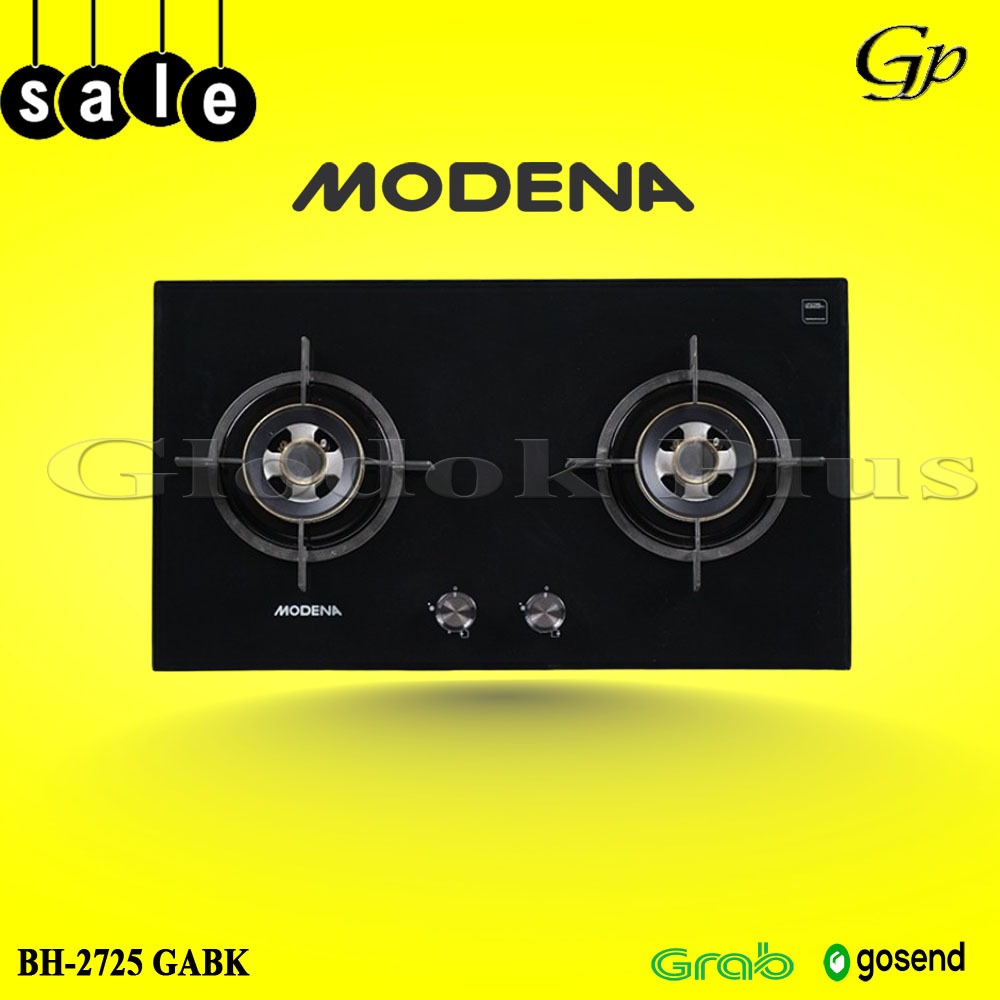 MODENA BH 2725 GABK Kompor Tanam gas 2 tungku 2725GABK BH2725GABK 70cm bh2725