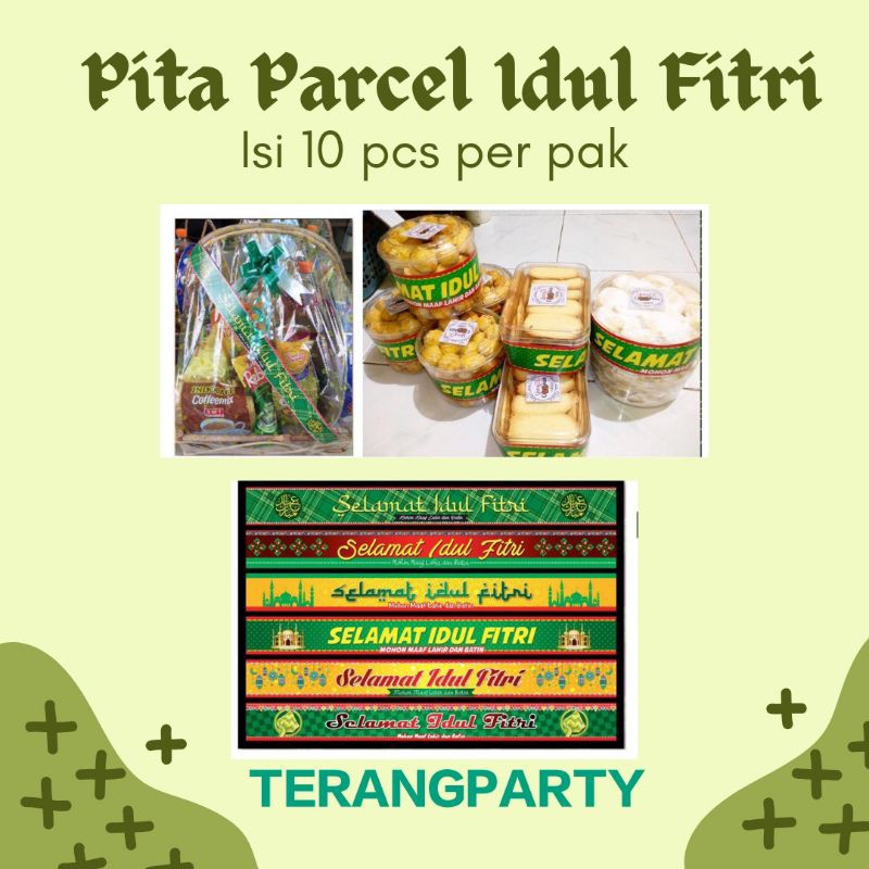 

10PCS PITA PARCEL IDUL FITRI / SELEMPANG PARCEL LEBARAN 48,5cmx5cm / PAPER BELT HAMPERS