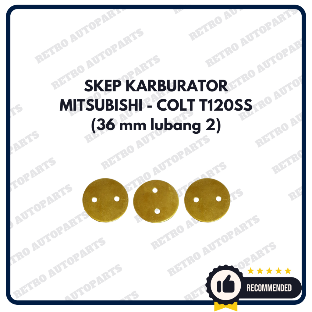 MITSUBISHI - T120ss | Skep Karburator Koin Valve Carburator Gobangan Coin Throttle Body