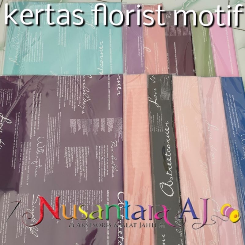 

Kertas Florist/ flower wrap/ kertas cellophane seri 2