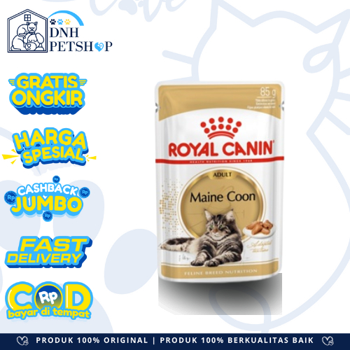 Makanan Kucing Royal Canin Pouch Adult Mainecoon 85gr