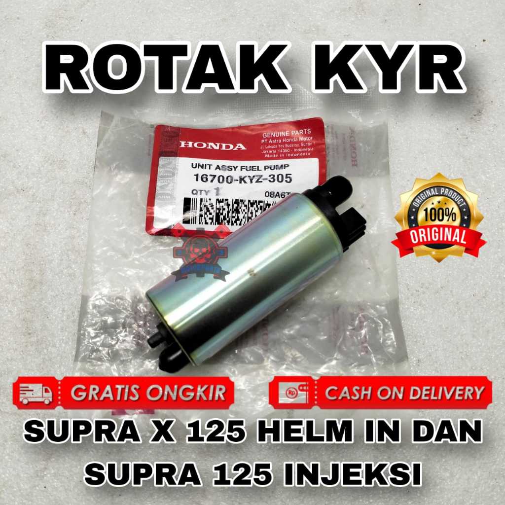 ROTAK / DINAMO POMPA BENSIN HONDA KYR BUAT MOTOR SUPRA X 125 HELM IN DAN SUPRA 125 INJEKSI ASLI ORIG