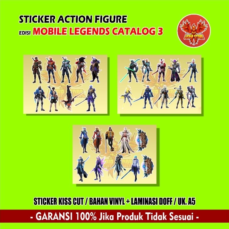 Stiker Pack Action Figure - Mobile Legend Part 3