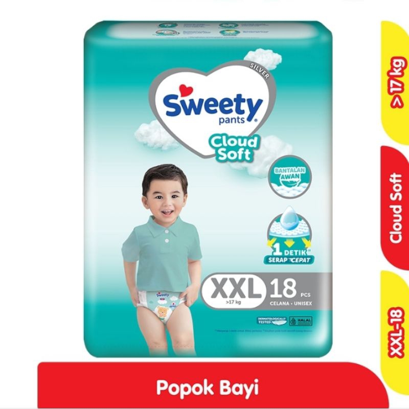 Sweety Silver Pants Popok Celana XXL-18