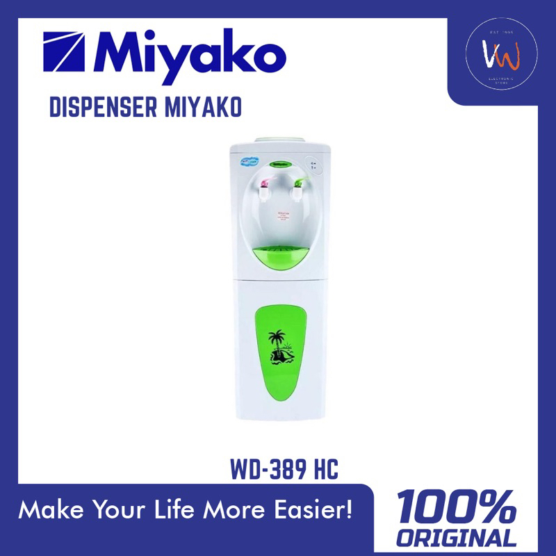 Dispenser Galon Atas Miyako WD-389HC / Dispenser Air / Dispenser Miyako