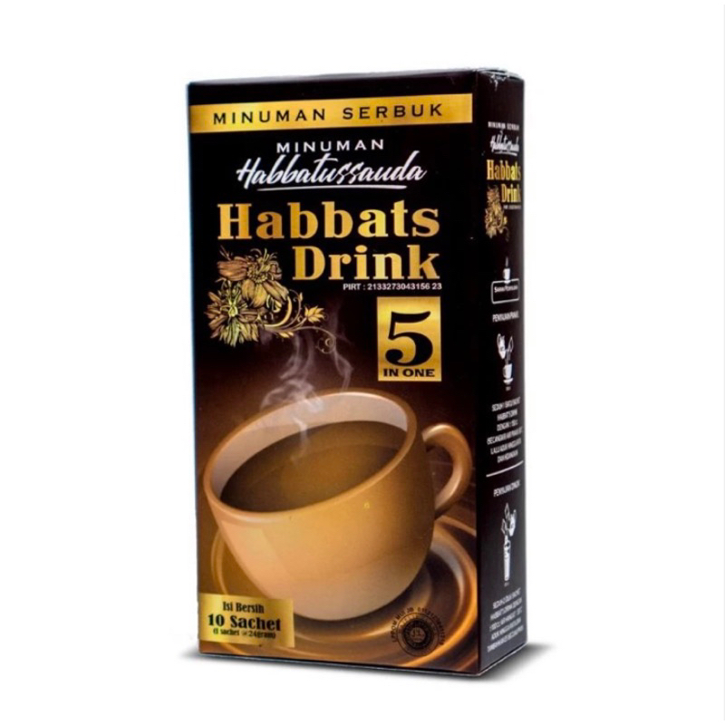 

Habbats Drink 5in1 Minuman Serbuk Habbatussauda Plus Gula Aren