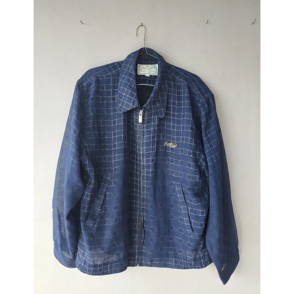 CROCODILE. Jaket/Harrington Transparan Original Second Size M