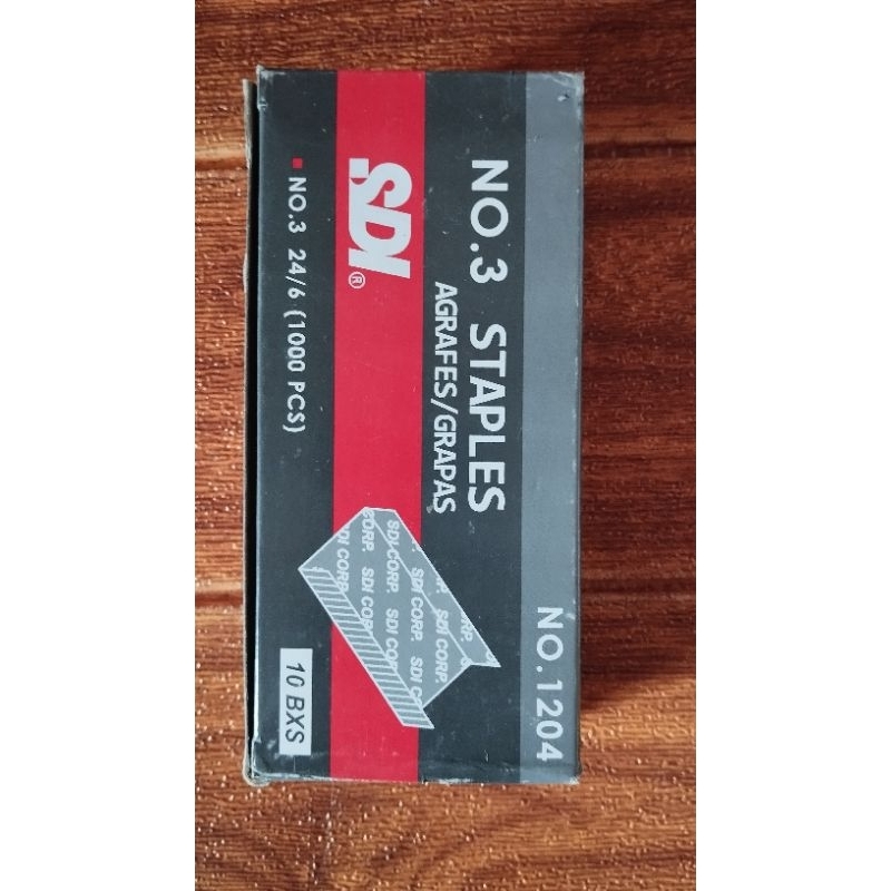 

Isi/Staples/Besar(no.3)/SDI/Isi(10dos)