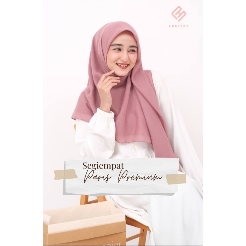 Segiempat Paris Premium Polos / Voal Paris Polos