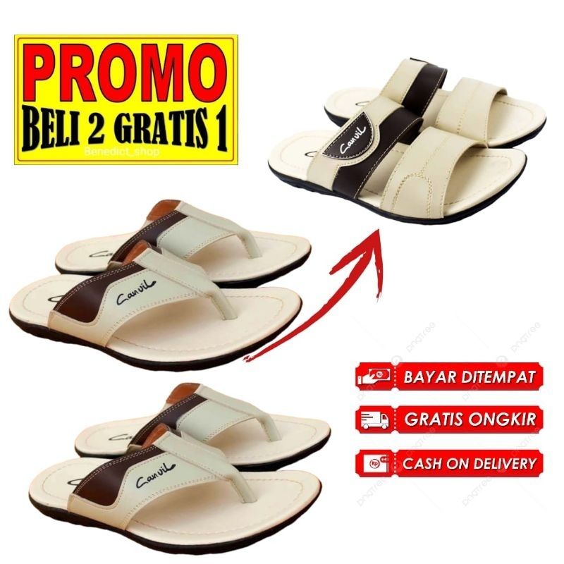 PROMO BELI 1 GRATIS 3 B1G1 SANDAL JEPIT SANDAL SLOP PRIA COWOK TERLARIS SANDAL DEWASA SANDAL LIMITLE