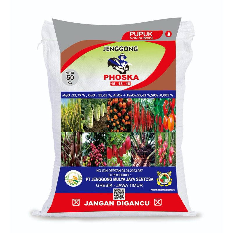 PUPUK PHOSKA JENGGONG 15 15 15 SUDAH ADA CAMPURAN UREA PETRO, ZA PETRO dan AMONIUM SULFAT