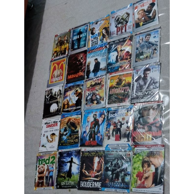 kaset film dvd bekas (per 25 pcs)