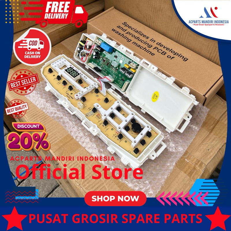 SAMSUNG WA12J5730SS 12.0kg, Modul pcb mesin cuci Top Loading