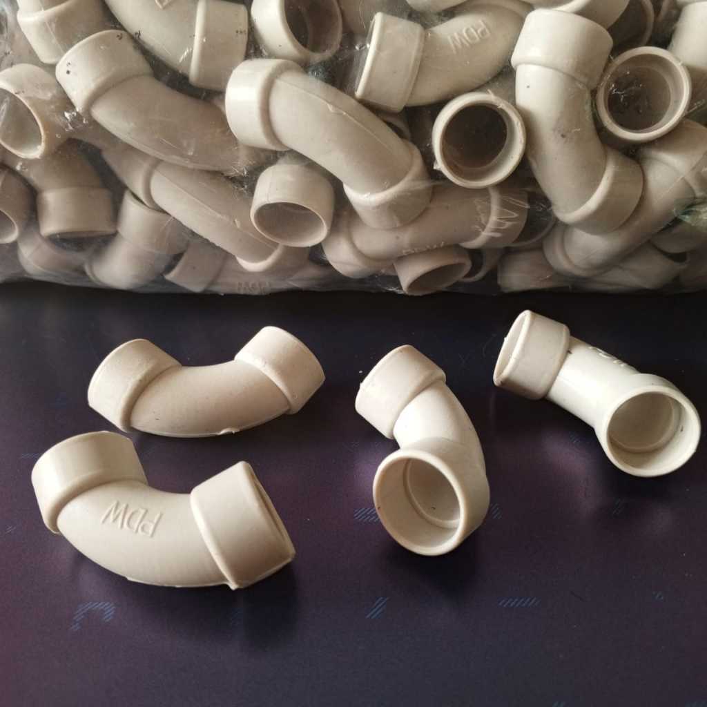 Keni elbow pipa listrik 5/8 putih / kenee elbow keni 5/8 murah / keni elbow sambungan pipa listrik 5