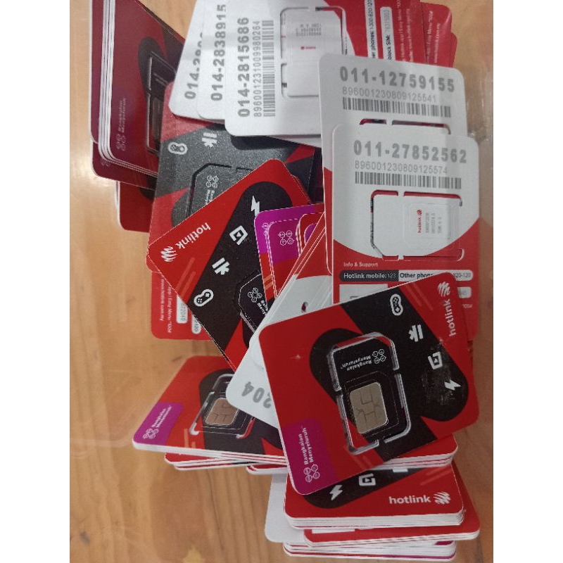 TERMURAH  HOTLINK SIM CARD MALAYSIA