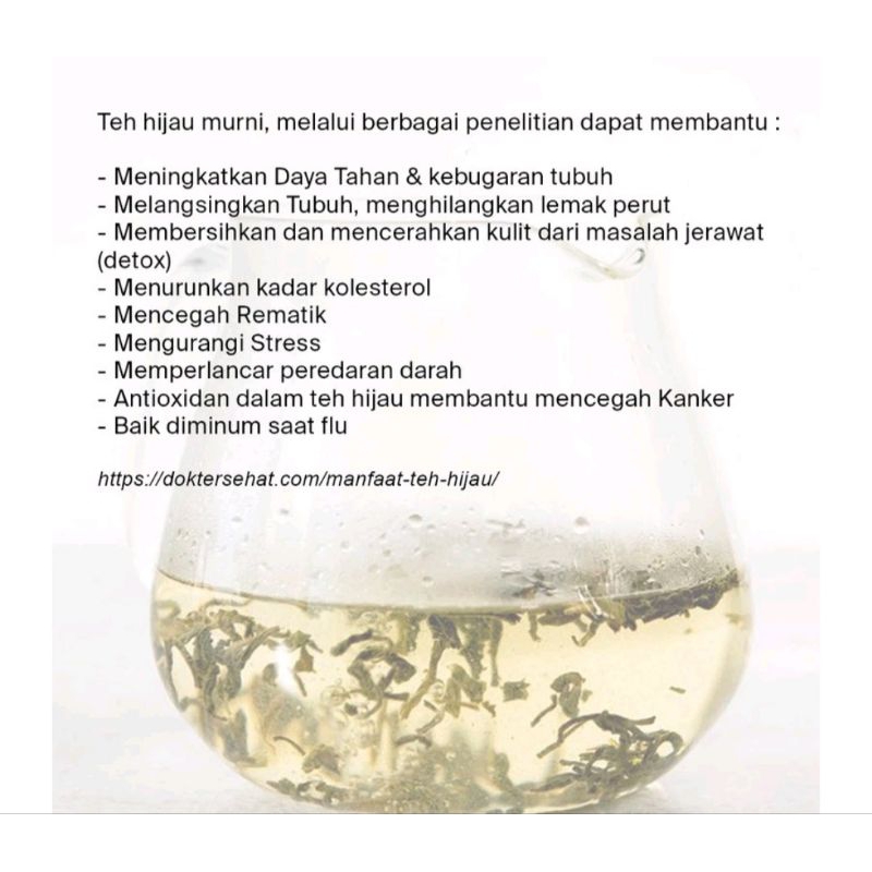 

RK12 Teh hijau Camelia Sinensis Pure organik premium teh kesehatan 200gram(free madu 1pcs)