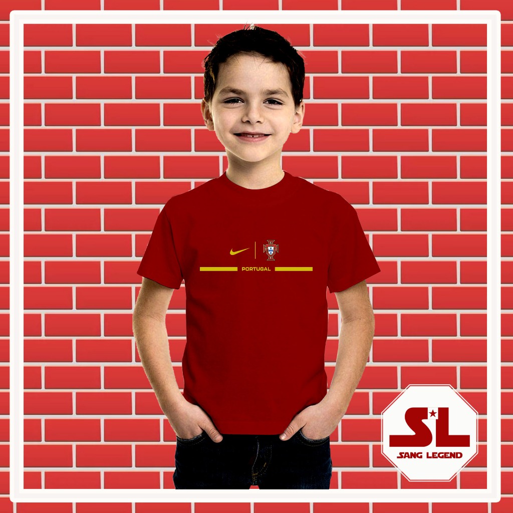 KAOS BAJU BOLA ANAK KIDS NEGARA PORTUGAL 003