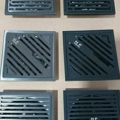 HF 63 / 62 / BLACK / DARK GREY TEBAL SEKALI  Saringan Got Kamar Mandi Anti Kecoa. Floor drain Anti B