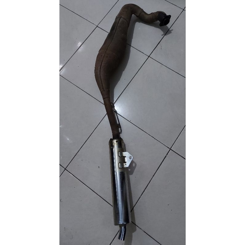 KNALPOT NINJA RR R SS ORIGINAL STANDARAN BELUM BOBOKAN