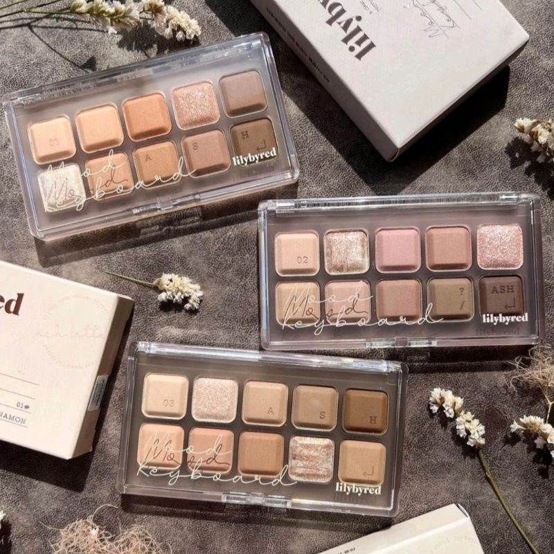 lilybyred Mood Keyboard 03 | 10 Shades / Watercolor Shades / Daily Eyeshadow