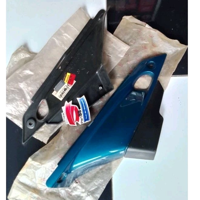 cover tutup bok box aki accu biru yamaha sigma original