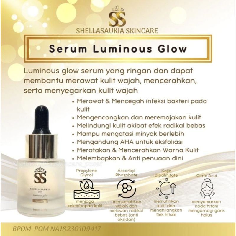 SS Skin Serum Luminous Glow Serum Wajah