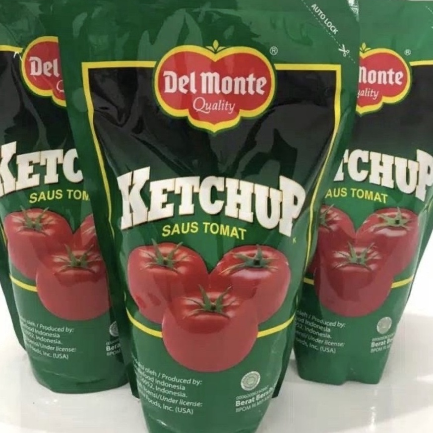 

MURAH LEBAY Saus Delmonte Tomat 1 kg Del Monte Ketchup Standing Pouch 1 gr Tomat