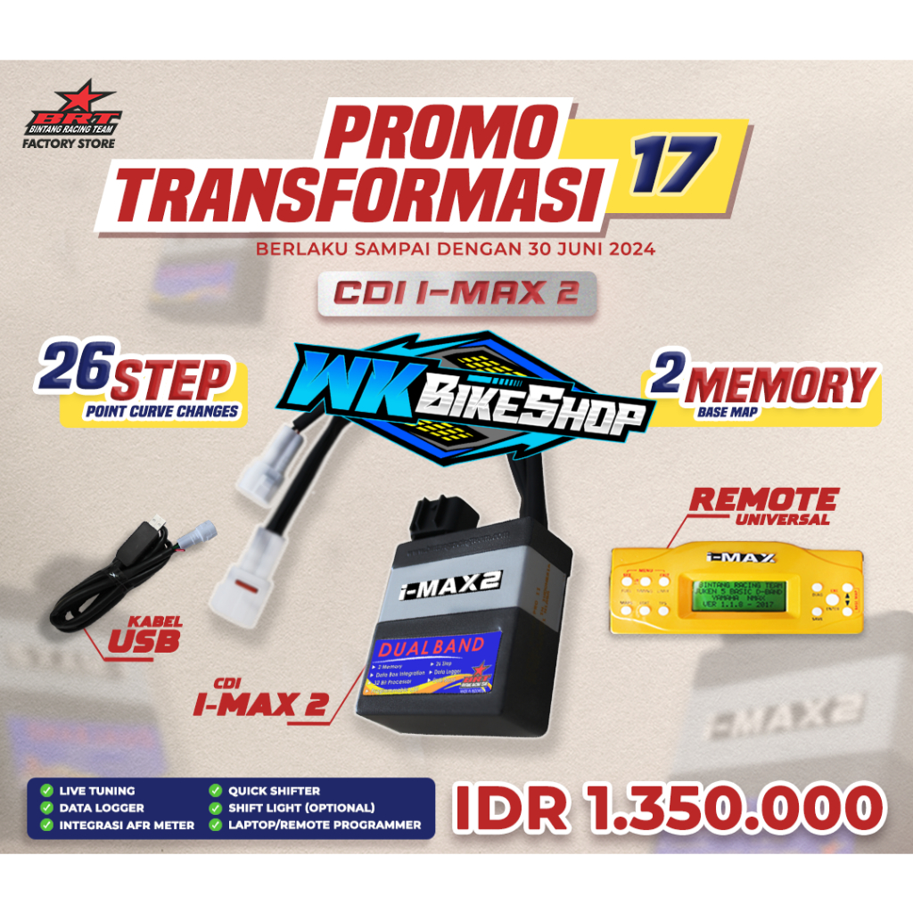 CDI BRT IMAX 2 26 STEP / 52 SUPER / 52 SUPER PRO  NINJA R RR , RR NEW