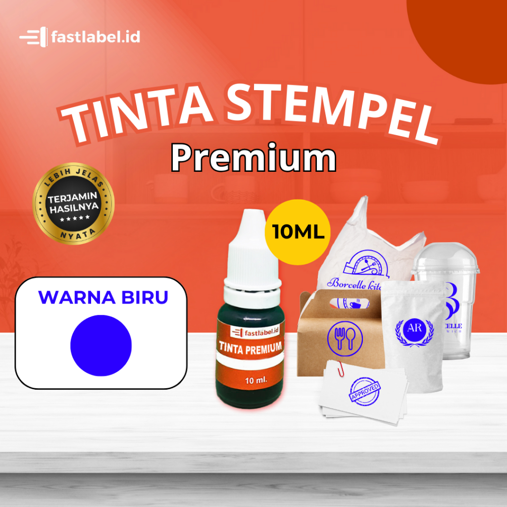 

FASTLABEL TINTA STEMPEL BIRU FLASH 10ML | TINTA STEMPEL BIRU PERMANEN 10ML | TINTA STEMPEL BIRU PLASTIK CUP 10ML | TINTA STEMPEL BIRU KARDUS TINTA STEMPEL KERTAS 10ML