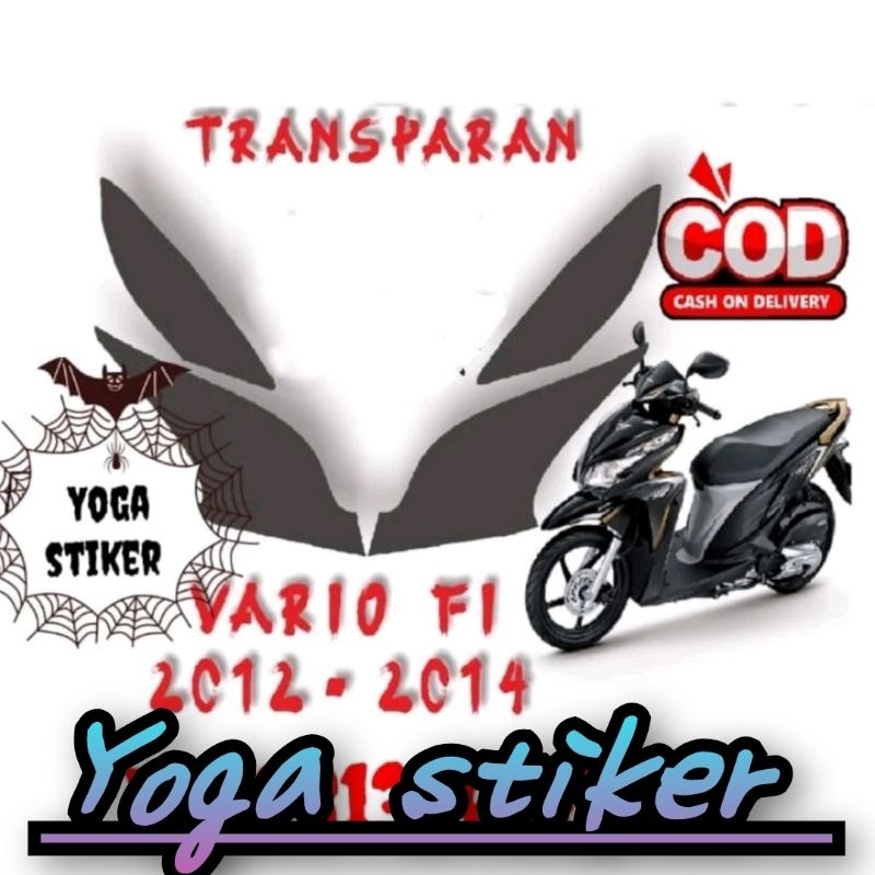 costum stiker lampu sama sein Vario 125 fi old