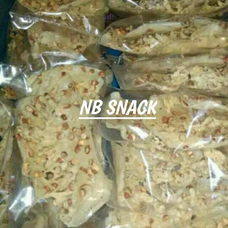 

peyek tradisonal nb snack,rempeyek kacang,gurih 100gram