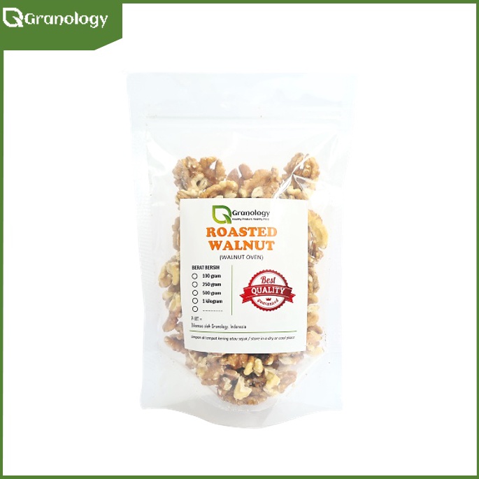 

TERBARU Roasted Walnut Kacang Walnut Oven 25 gram by Granology