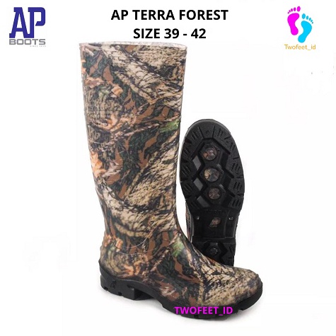 FLASH SALE SEPATU BOOTS TACTICAL BERBURU AP TERRA FOREST  SEPATU BOOTS KARET TERBARU  AP BOOTS TERRA