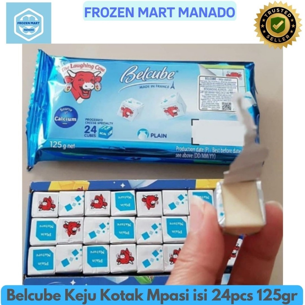 

Belcube Keju Kotak Mpasi isi 24pcs 125gr - Frozen Mart Manado (Frozen Food Manado)