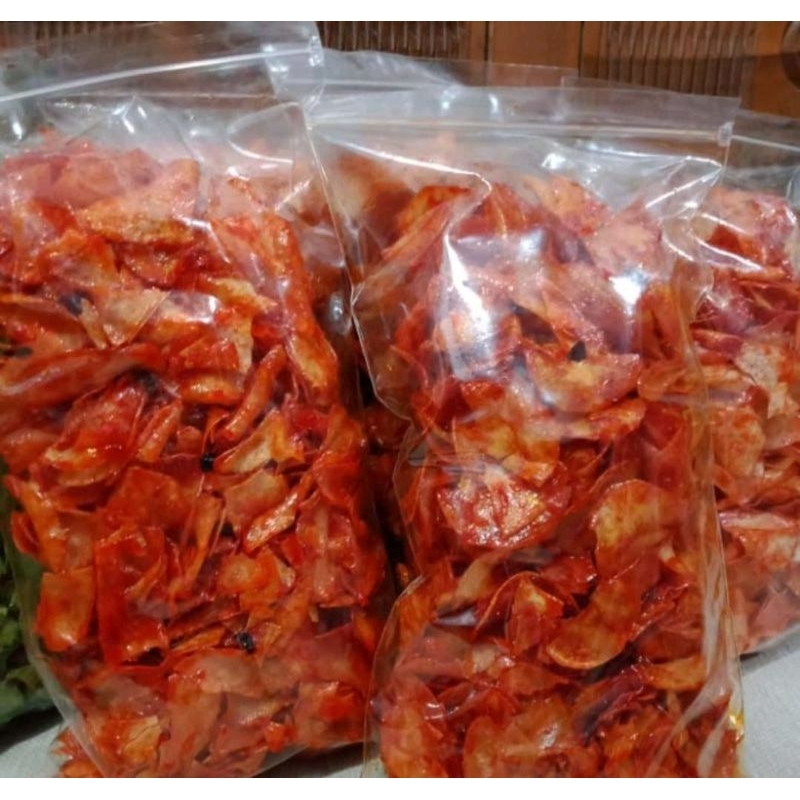 

kripik singkong pedas manis renyah 250gram