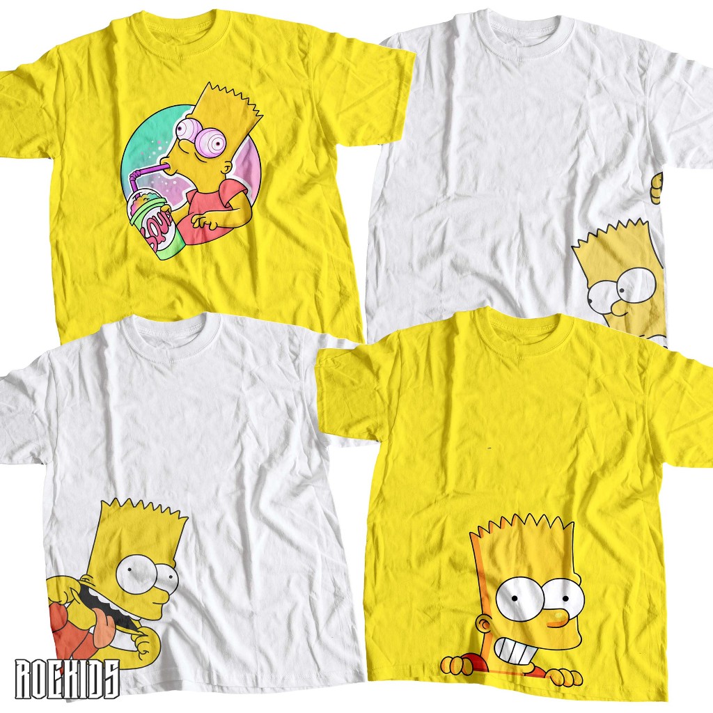 bart simpson - kids wear - kaos anak bart simpson - kaos bart simpson anak - bart simpson tshirt kid