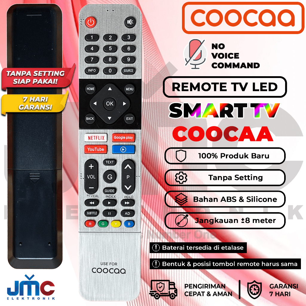 REMOTE TV COOCAA Android 32S3C 32TB7000 40S5G 40S6G 43S6G 40TB5000 40TB7000
