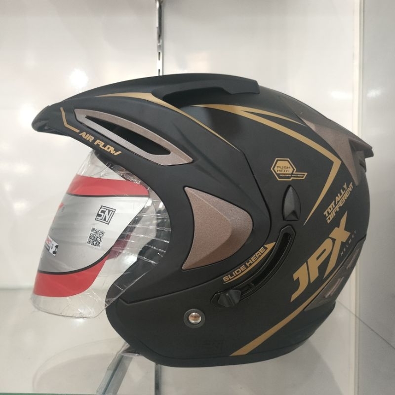 Helm JPX Supreme Solid Original Double visor