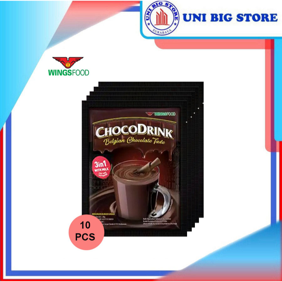

Chocodrink Belgian Chocolate 28 gr x 10 Sachet Coklat RENTENG