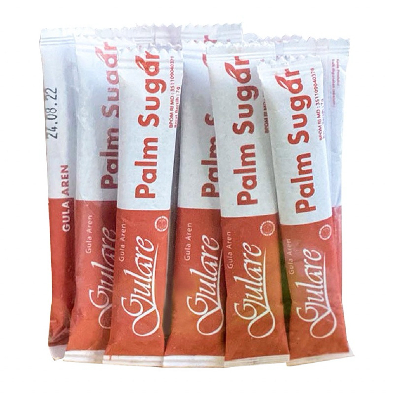 

Gulare Palm Sugar 7gr Stick sachet 15pc pack Gula Aren Kelapa