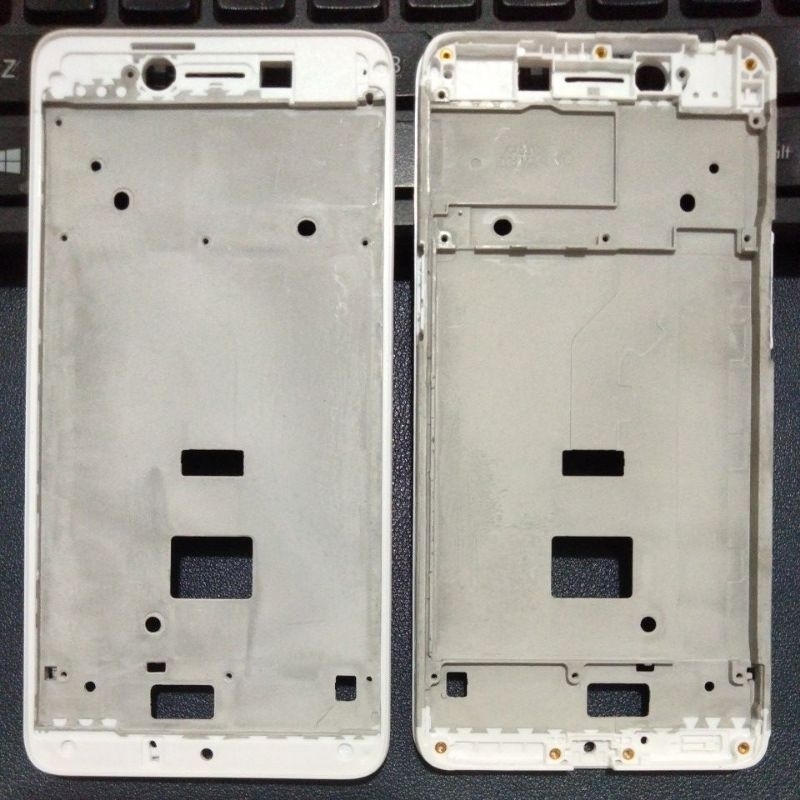 BEZZEL/FRAME/TULANG TATAKAN LCD OPPO A37/A37F/NEO 9 PUTIH