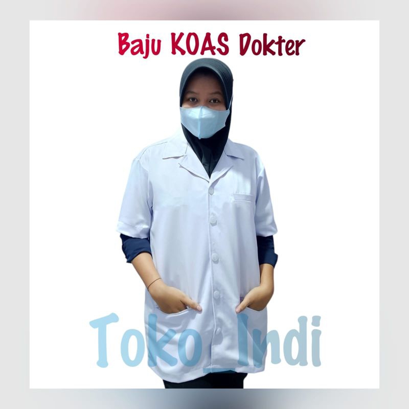 Baju Koas / Koas Dokter / Koas Putih / Sneli Dokter / KOAS