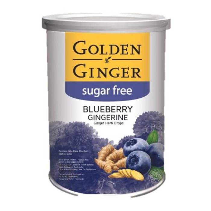 

PERMEN JAHE GOLDEN GINGER SUGAR FREE GINGER HERB DROP 100 GRAM