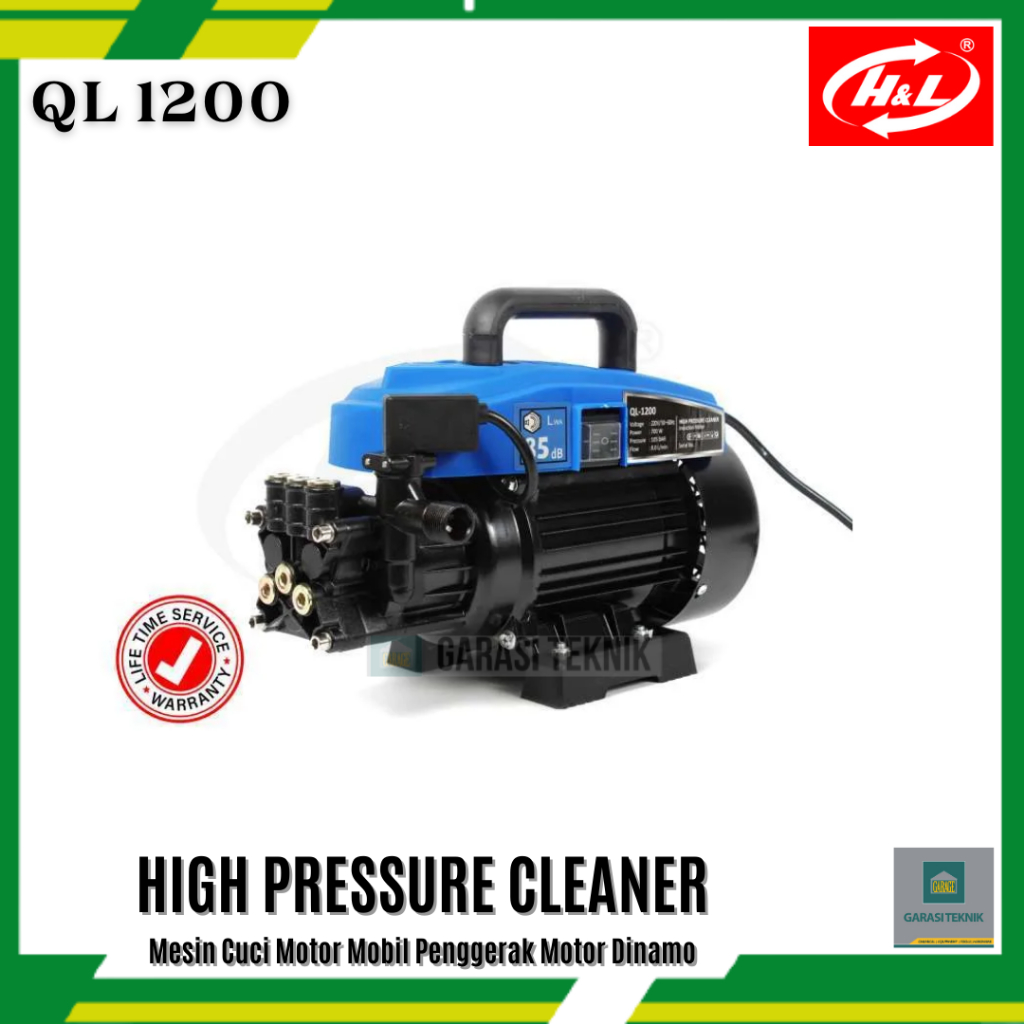 Alat Steam Cuci Motor & Mobil / Jet Cleaner H&L QL 1200