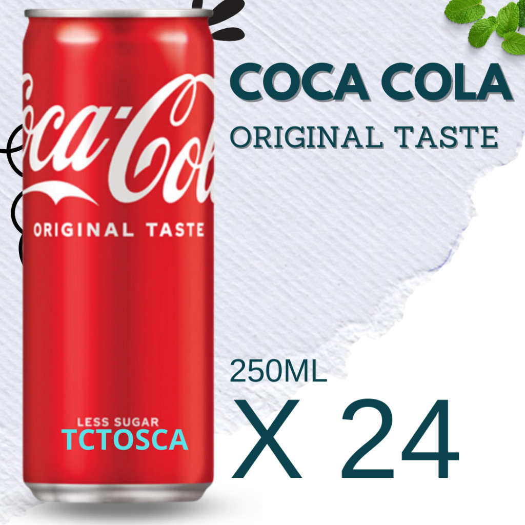 

Coca Cola Kaleng | Coca Cola CAN 250 ML 1 Karton ISI 24 Pcs